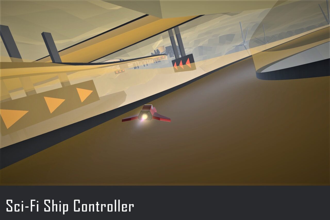 Sci Fi Ship Controller 2 Physics Unity Asset Store