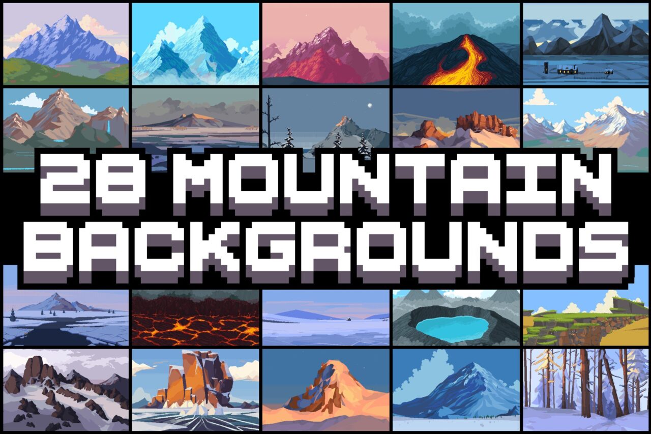 Unity Asset Soldier | 【SALE】 28 Mountain Backgrounds Pixel Art:高品質な山岳背景2Dアセット。50%オフのリリースセールが2026年1月20日まで実施中 Unity Asset Soldier | 【SALE】 28 Mountain Backgrounds Pixel Art:高品質な山岳背景2Dアセット。50%オフのリリースセールが2026年1月20日まで実施中