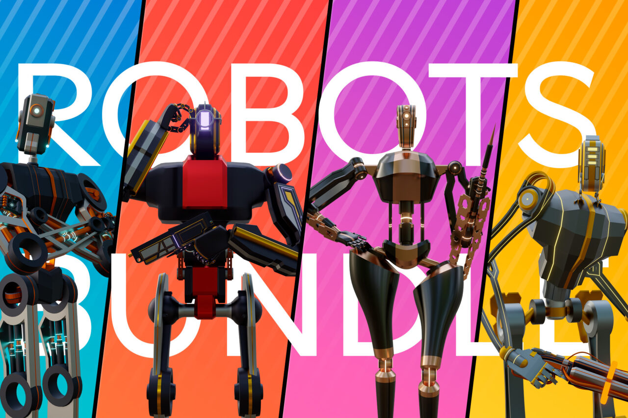 Unity Asset Soldier | 【無料】Wooden Fence Garden modular outdoor prop：庭や村に最適な木製柵の 3D モデル