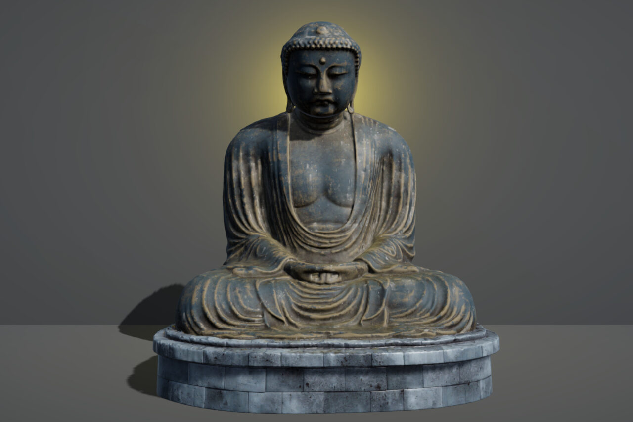 3D Model Buddha Statue 3D Environments Unity Asset Store