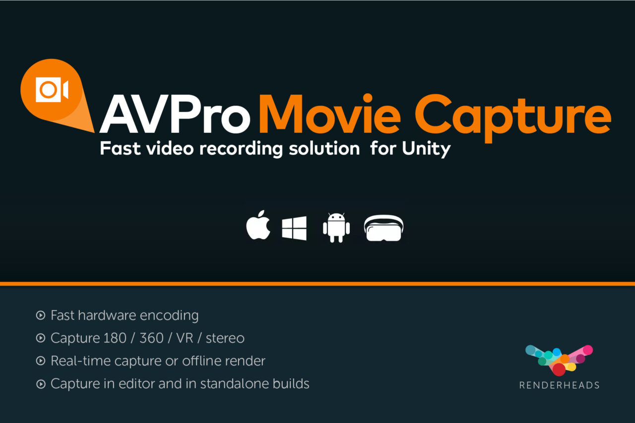 Unity Asset Soldier | AVPro Movie Capture – Mobile Edition：モバイルゲームを高画質で録画できるアセット