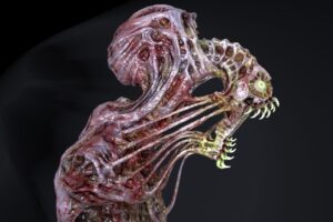 Alien Mutant Zombie 17   3D Characters   Unity Asset Store