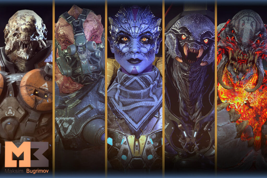 Aliens Warrior  Pack    Characters   Unity Asset Store