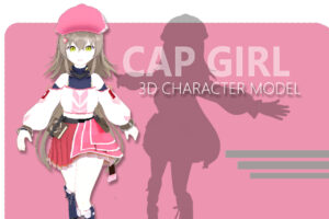 Anime Character Cap Girl   Characters   Unity Asset Store