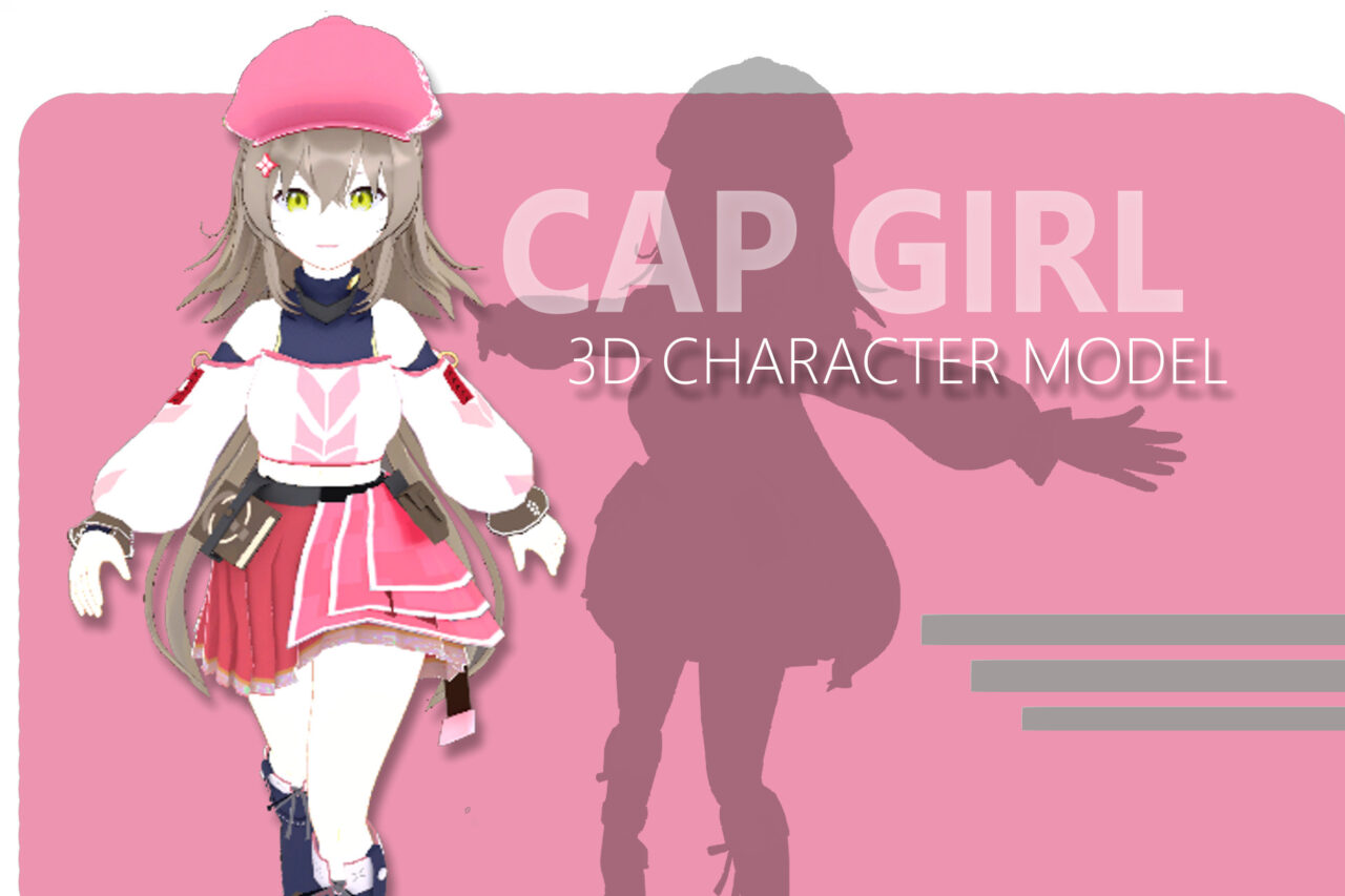 Anime Character Cap Girl   Characters   Unity Asset Store