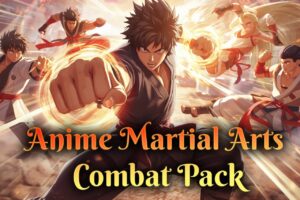Anime Martial Arts Combat   3D Animations   Unity Asset Store