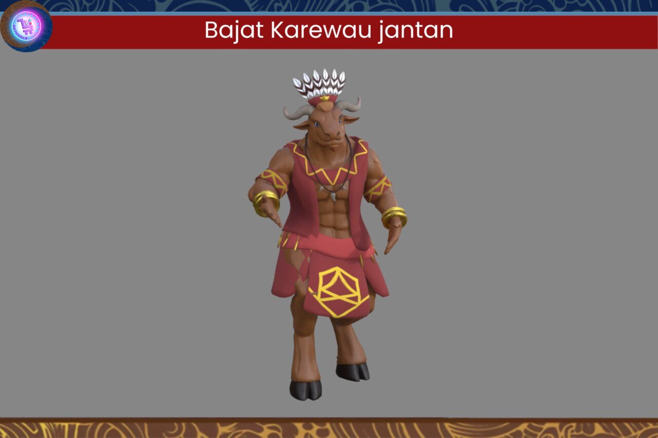 Bajat Karewau M 3D Creatures Unity Asset Store