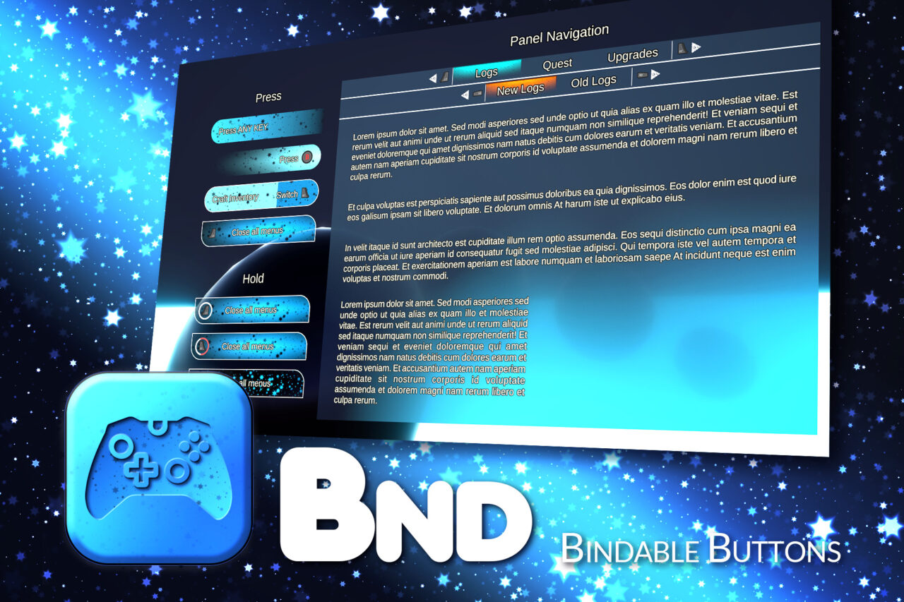 Unity Asset Soldier | 【SALE】 Bindable Buttons | 2D GUI 操作ボタンを簡単に実装 50%オフ 2026年1月22日まで Unity Asset Soldier | 【SALE】 Bindable Buttons | 2D GUI 操作ボタンを簡単に実装 50%オフ 2026年1月22日まで