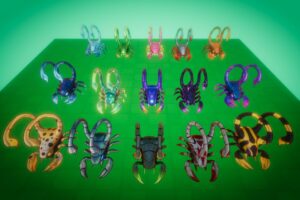 Bioflare Scorpion  Stylized Fantasy Monster  Animations   VFX   PixeliusVita   3D Creatures   Unity Asset Store