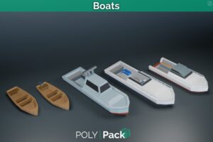 Boats   PolyPack   3D Sea   Unity Asset Store