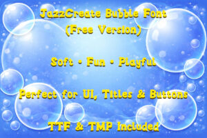Bubble Font  Free Version    2D Fonts   Unity Asset Store