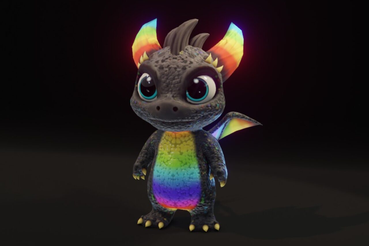 Unity Asset Soldier | 【SALE】 Cartoon Rainbow Dragon 3D Model かわいい虹色の竜モデル 30%オフ 2026年1月20日まで Unity Asset Soldier | 【SALE】 Cartoon Rainbow Dragon 3D Model かわいい虹色の竜モデル 30%オフ 2026年1月20日まで