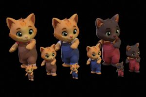 Cat2Pack3   Characters   Unity Asset Store