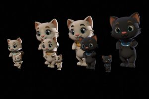 Cat8 Pack3   Characters   Unity Asset Store