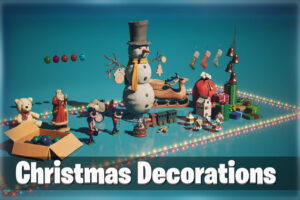 Christmas Decor Props Asset Pack   3D Props   Unity Asset Store