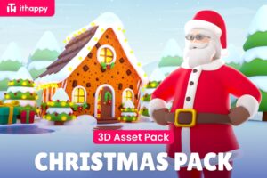 Christmas Pack FREE   Low Poly 3D Models Pack   3D Fantasy   Unity Asset Store