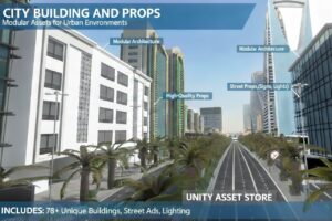 City buildings and Props   3D Exterior   Unity Asset Store