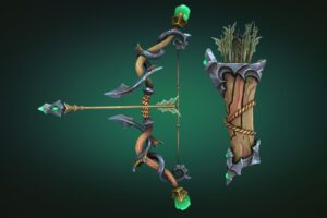 Coastal Bow Quiver Arrow   3D Weapons   Unity Asset Store