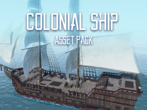 Colonial Ship   3D Historic   Unity Asset Store