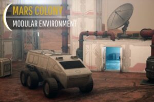 Colony Planet Space Shelter Modular Base   3D Fantasy   Unity Asset Store