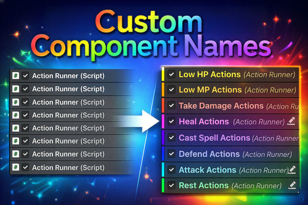 Custom Component Names   Display names   colors for Inspector component headers   Utilities Tools   Unity Asset Store