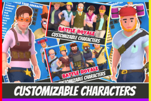 Customizable 3D Battle Royale Characters Pack Vol 2   3D Humanoids   Unity Asset Store