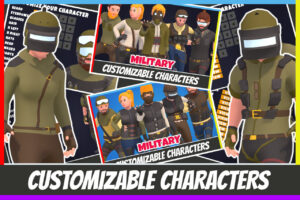 Customizable 3D Military Characters Pack Vol 2   3D Humanoids   Unity Asset Store