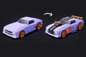 Customizable Arcade Car Pack   3D Land   Unity Asset Store