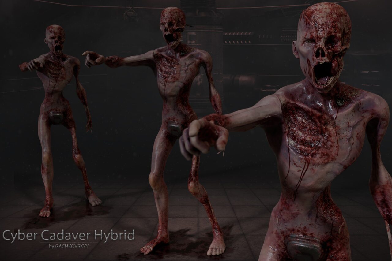 Unity Asset Soldier | 【SALE】 Cyber Cadaver Hybrid：ホラー演出に最適なサイバー死体モデルが50％オフ、2026年1月20日まで