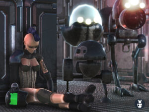 Cyber Punk Girl   Vehicle   3D Humanoids   Unity Asset Store