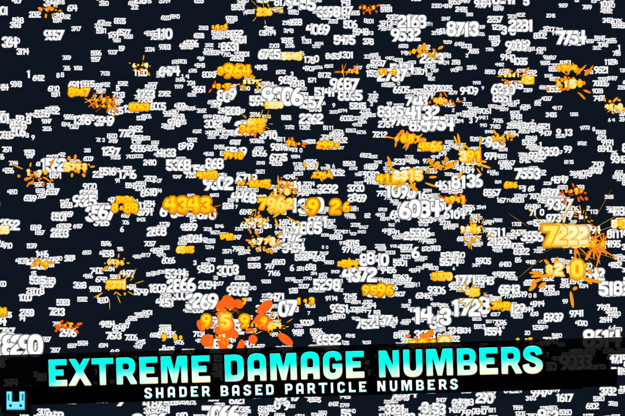 Damage Numbers Extreme Performance   Particles Effects   Unity Asset Store
