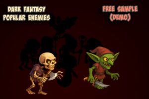 Dark fantasy   popular enemies   Free Sample   2D Characters   Unity Asset Store