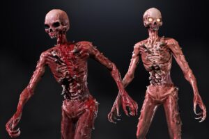 Decayed Ghoul  Zombie  Undead   3D Humanoids   Unity Asset Store