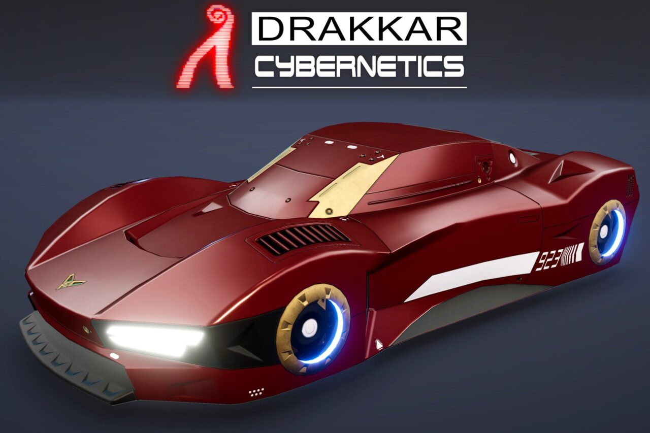 Drakkar Cybernetics   Sci fi Car  Photonex   3D Vehicles   Unity Asset Store