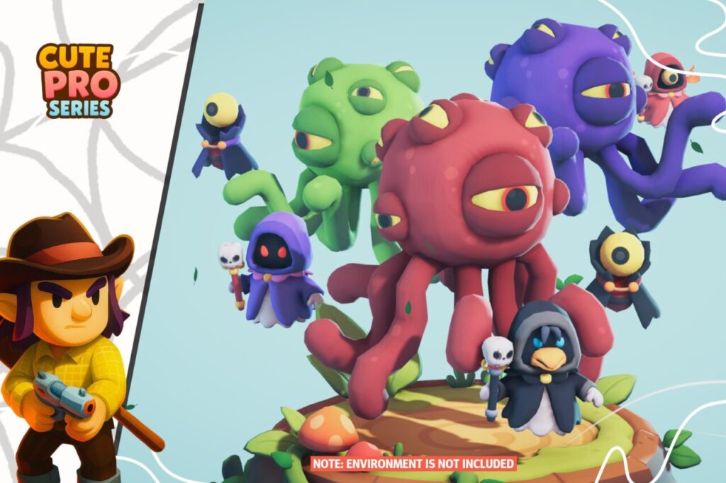 Eyeball Evolution Pack Cute Pro Series   3D Creatures   Unity Asset Store