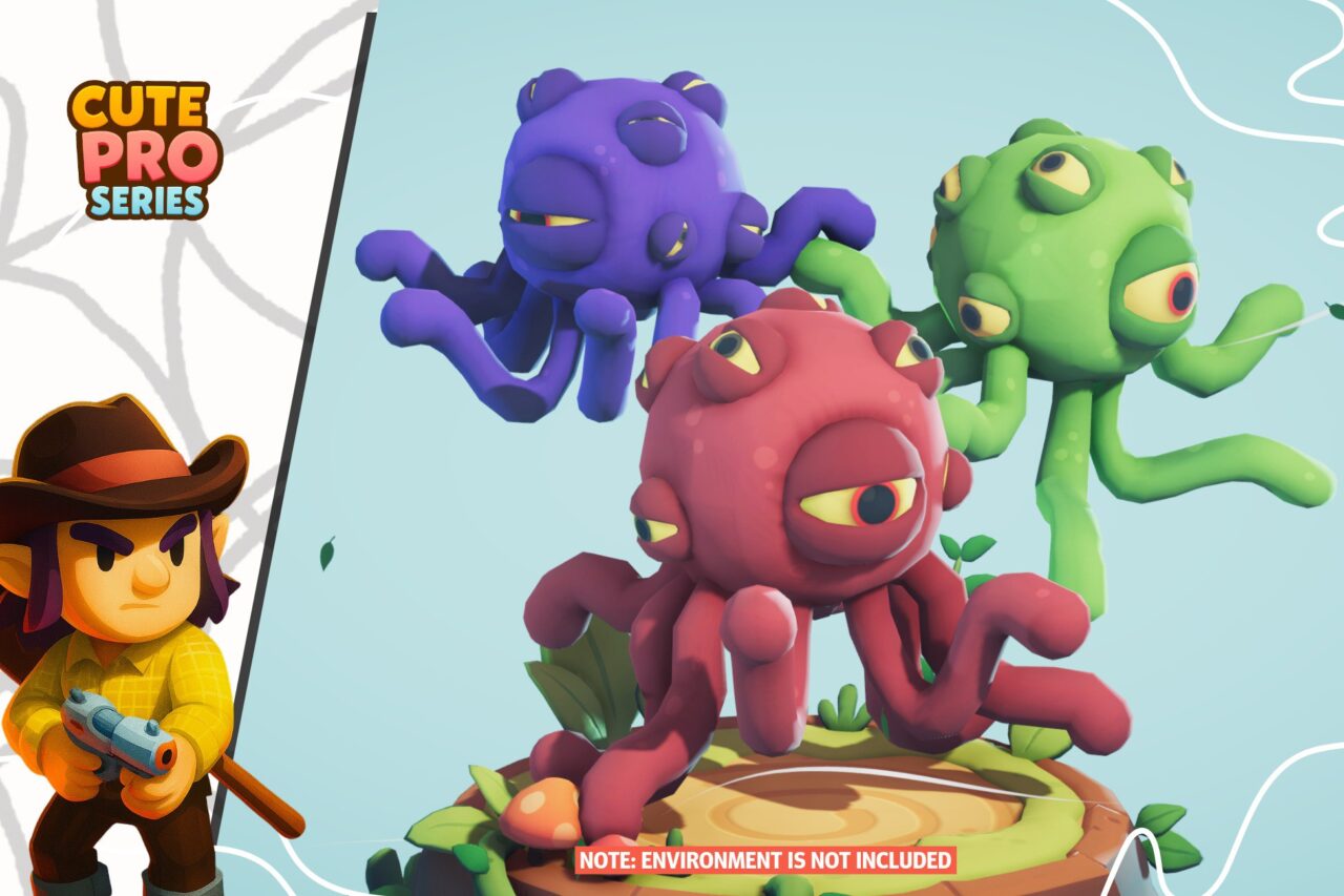 Eyeball Monster Cute Pro Series   3D Creatures   Unity Asset Store