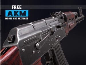 FPS AKM   Model   Textures   3D   Unity Asset Store