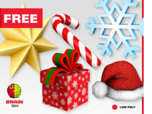 FREE Christmas Assets   Low Poly   3D Props   Unity Asset Store