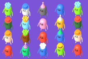 FREE Party Game Characters   3D Humanoids   Unity Asset Store