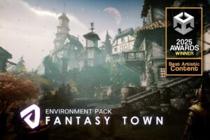 Fantasy Medieval Town   3D Fantasy   Unity Asset Store
