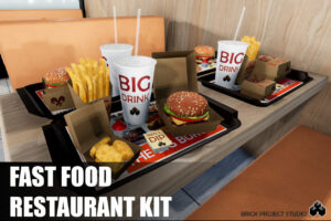 Fast Food Restaurant Kit   3D Environments   Unity Asset Store