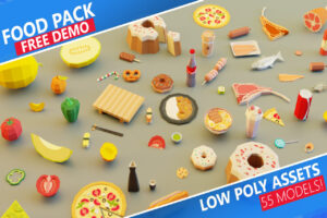 Food Pack   Free Demo   3D Food   Unity Asset Store