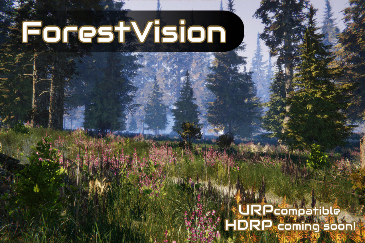 Unity Asset Soldier | 【無料】ForestVision：スライダー操作で植物を自在に生成できる 3D 自然環境アセット