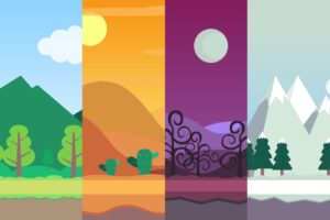 Free 2D Cartoon Parallax Background   2D Environments   Unity Asset Store