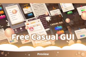 Free Casual GUI   2D GUI   Unity Asset Store