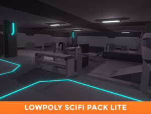 Free LowPoly SciFi   3D Sci Fi   Unity Asset Store