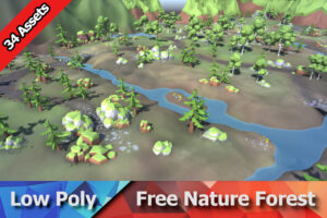 Free Low Poly Nature Forest   3D Landscapes   Unity Asset Store