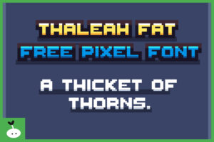 Free Pixel Font   Thaleah   2D Fonts   Unity Asset Store