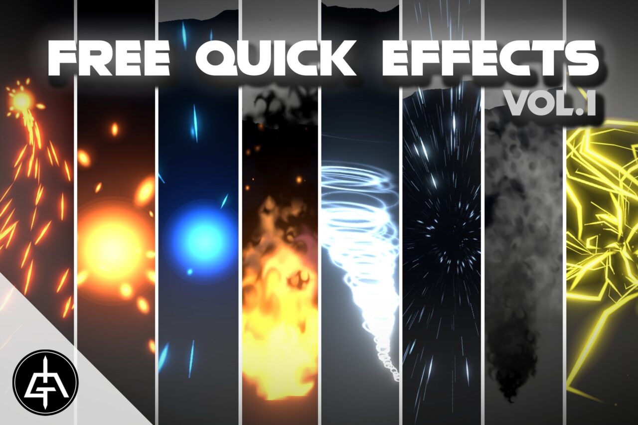 Unity Asset Soldier | 【無料】Free Quick Effects Vol. 1：30種類の多彩なエフェクトを収録したVFXセット