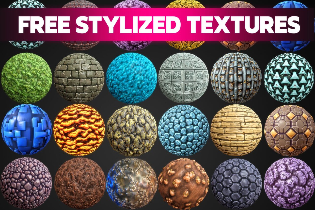 Unity Asset Soldier | 【無料】Free Stylized Textures：20 種類の高品質な手描き風テクスチャ素材集
